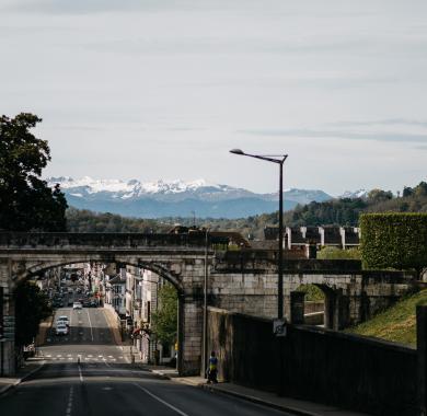 Vue sur les Pyrénées 