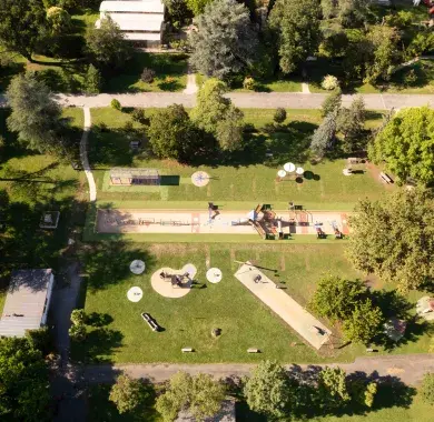 Vue drone du domaine de Sers