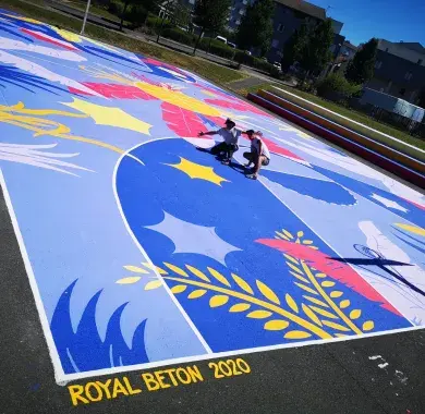 Terrain de basket d'Ousse des Bois