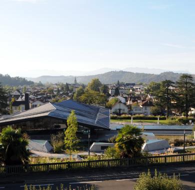 Vue sur la piscine de Pau