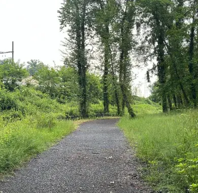 Voie verte entre Bizanos et le lac d'Aressy