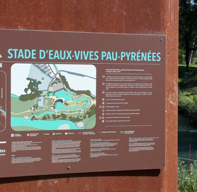 Signalétique du Stade d'Eaux Vives