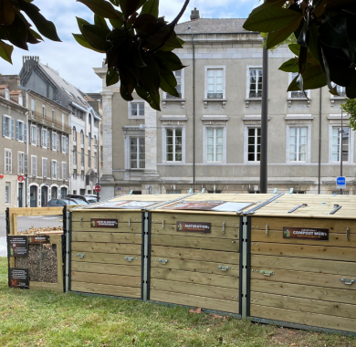 composteur collectif place Albert 1er à Pau