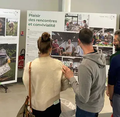 Exposition au carreau des halles