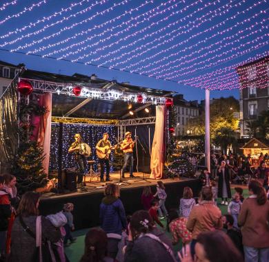 La place Clemenceau musicalisée
