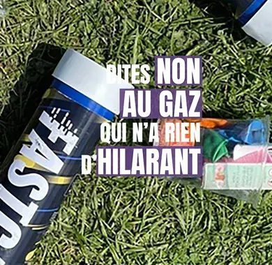 Dites non au gaz qui n'a rien d'hilarant