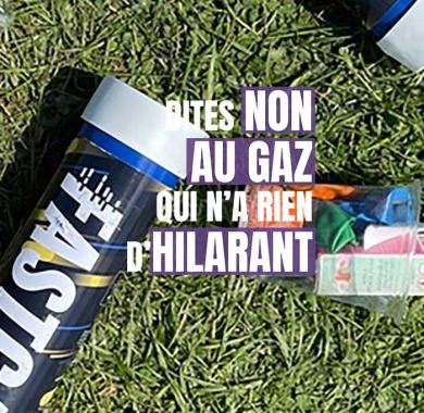 Dites non au gaz qui n'a rien d'hilarant
