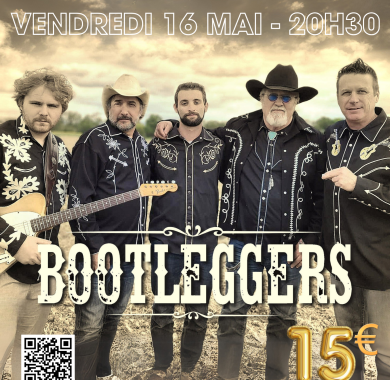 Affiche du concert des bootleggers en concert au Royal Lounge