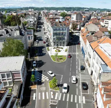 Batsalle : l'entrée Est de Pau