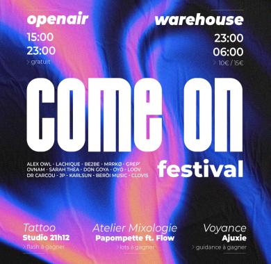 Affiche Come On Festival