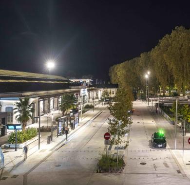 Emplacement taxi au niveau du PEM