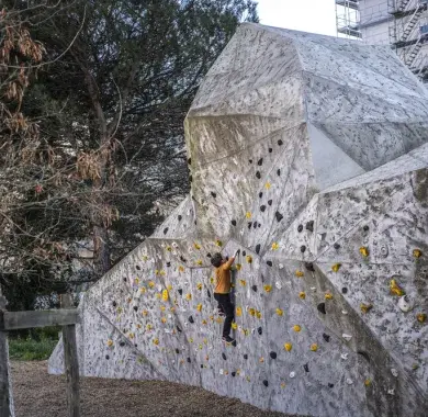 Mur d'escalade à Noulibos 