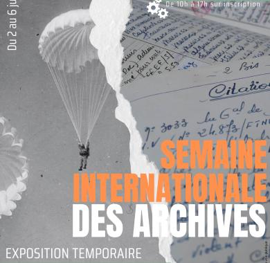 Semaine internationale des archives à la caserne Bernadotte.