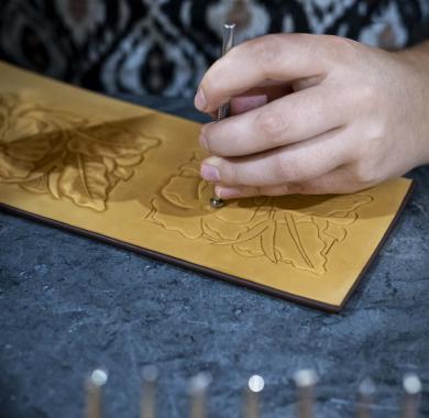 Démonstrations de savoir-faire et ateliers d'intiation aux Portes du Cuir