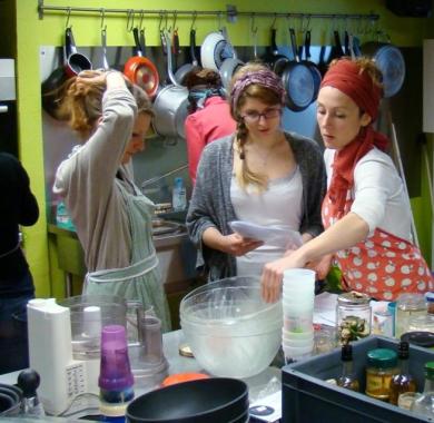 groupe en cuisine