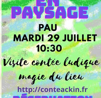 29 juillet Voyage en Paysage   visite contée ludique