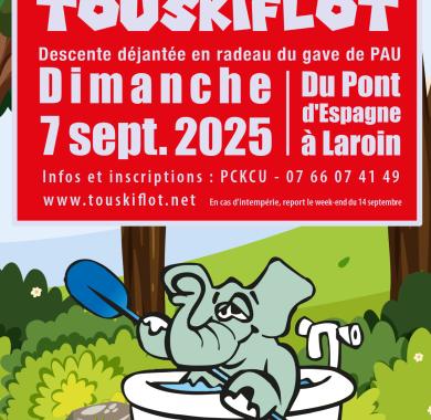 Venez participez ! et descendez le gave de PAU en radeau ! 