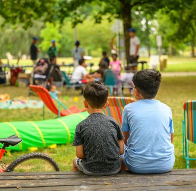 Pau's détente au parc Lawrance