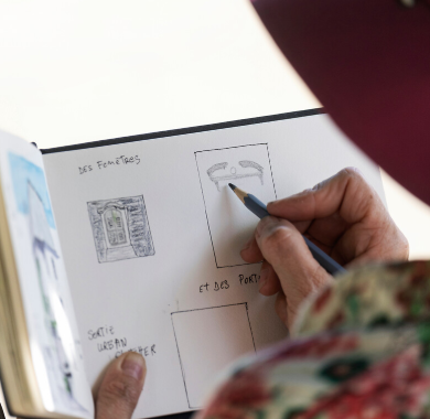 Visite-atelier avec Urban Sketchers  