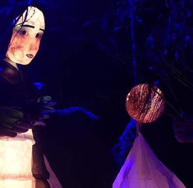 Marionnette à taille humaine rétro éclairée