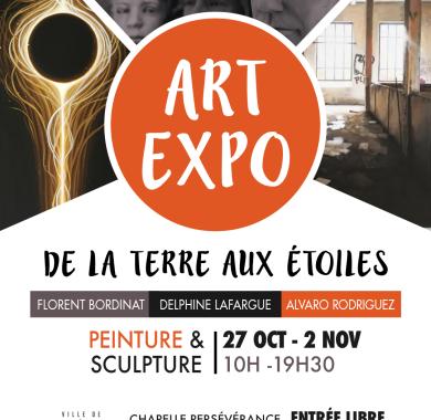 Affiche Art Expo Chapelle Persévérance, Pau
