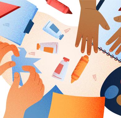 Atelier créatif libre-service