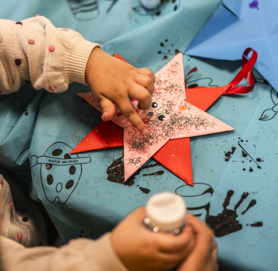 Noël dans les quartiers - créations manuelles