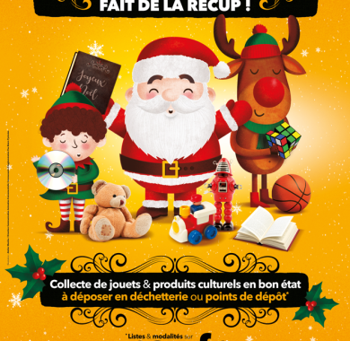 père noël fait de la récup
