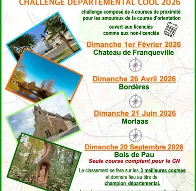 Challenge départemental de course d'orientation 2026