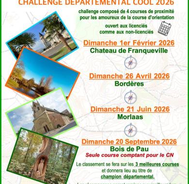 Challenge départemental de course d'orientation 2026