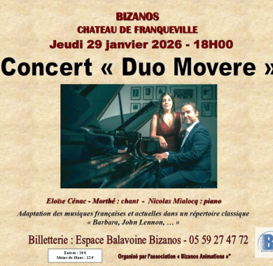 Concert classique du duo Movere