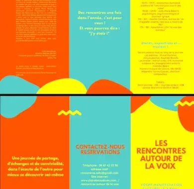 Programme de l'événement culturel 