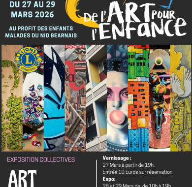 Exposition et vente caritative d'Art Urbain