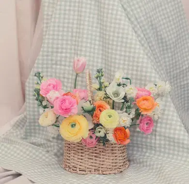 Composition florale ecoresponsable 