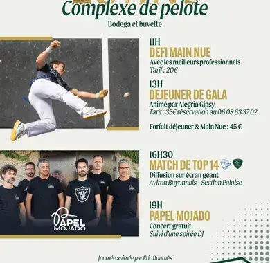 Fête des vingt ans du Complexe de Pelote