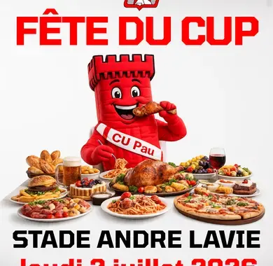 La Fête du CUP - Stade André Lavie- jeudi 2 juillet 2026 - 18h