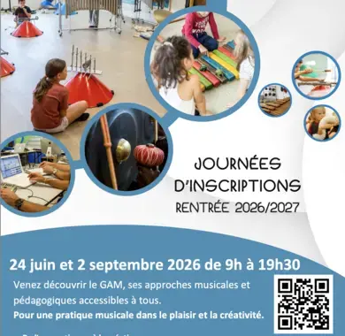 INSCRIPTIONS GAM 2026/2027