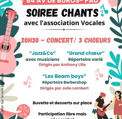 Soirée chants au jardin