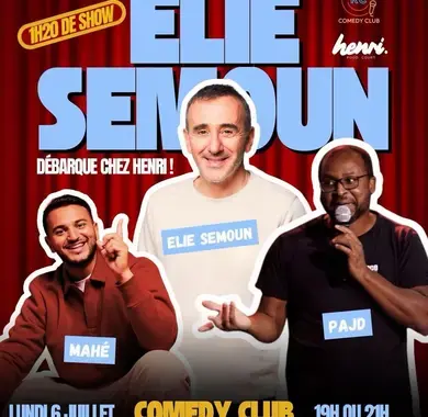 Elie SEMOUN au RC COMEDY CLUB