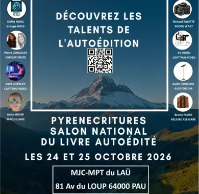 1ier Salon PYRENECRITURES des 24-25/10/2026