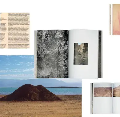 Présentation de pages intérieures d'un ouvrage dédié au paysage