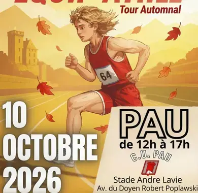 Equip'athle cd64 tour automnal 2026 CU PAU