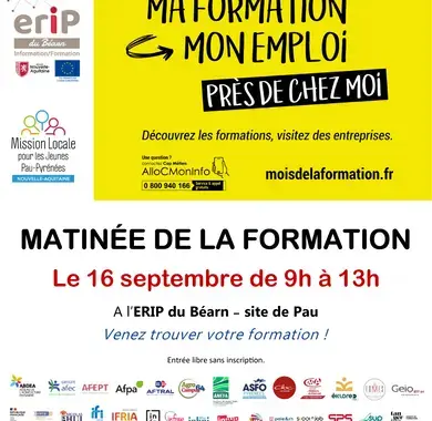 Visuel de la Matinée de la Formation 