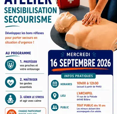 Atelier sensibilisation secourisme