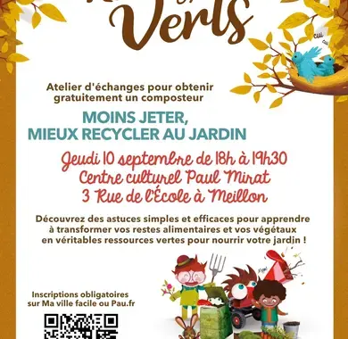 Atelier moins jeter, mieux recycler au jardin