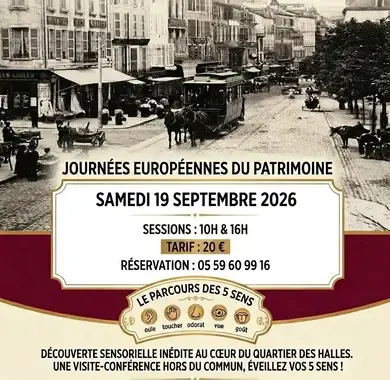 Visite-Conférence autour de l'histoire de Pau et du quartier des Halles aux Gourmandises de Toques