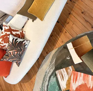 Coussins, plaids et tapis Elitis chez MS Home