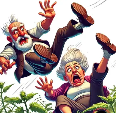 Faut pas pousser Papy et Mamy dans les orties