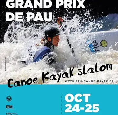 Affiche 56e grand prix de Pau canoë-kayak slalom