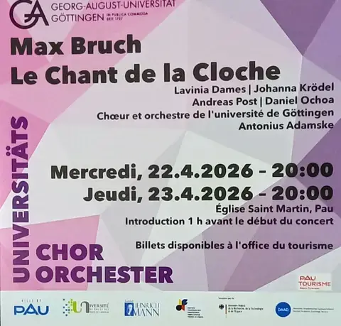 flyer concerts Max BRUCH 